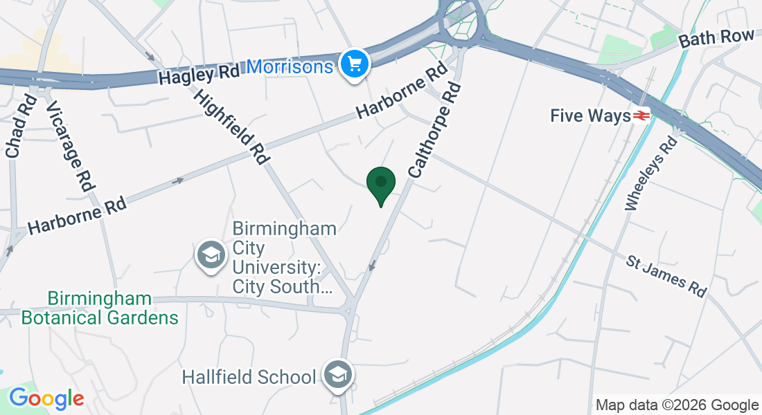 43 Calthorpe Rd, Edgbaston, Birmingham B15 1TS, UK