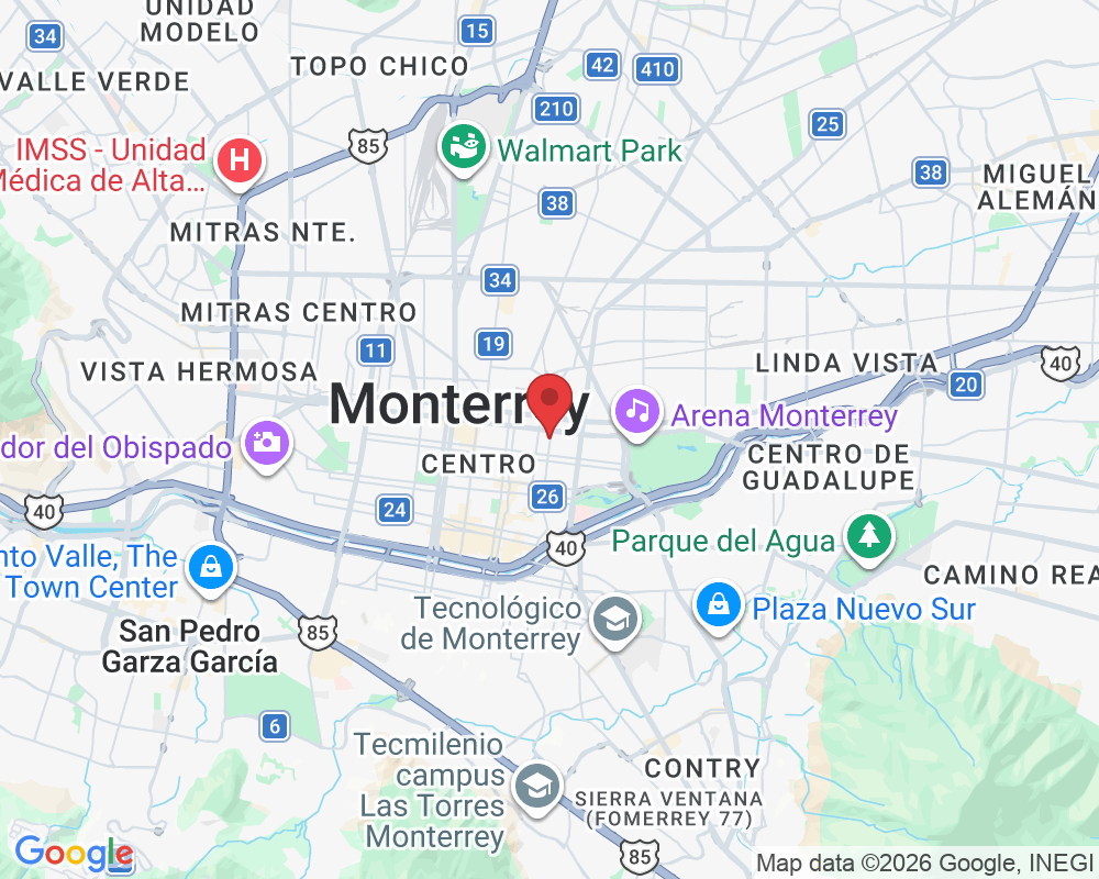 Cl. Rafael Platón Sánchez 818, Centro, 64000 Monterrey, N.L., México
