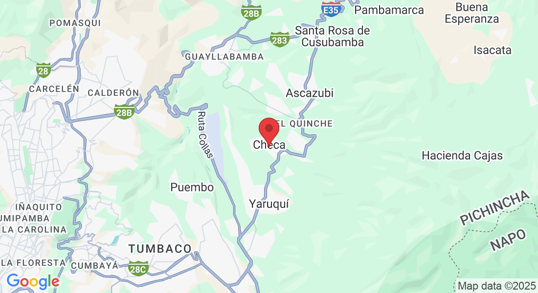 Emilio Vega, 170183 Checa, Ecuador