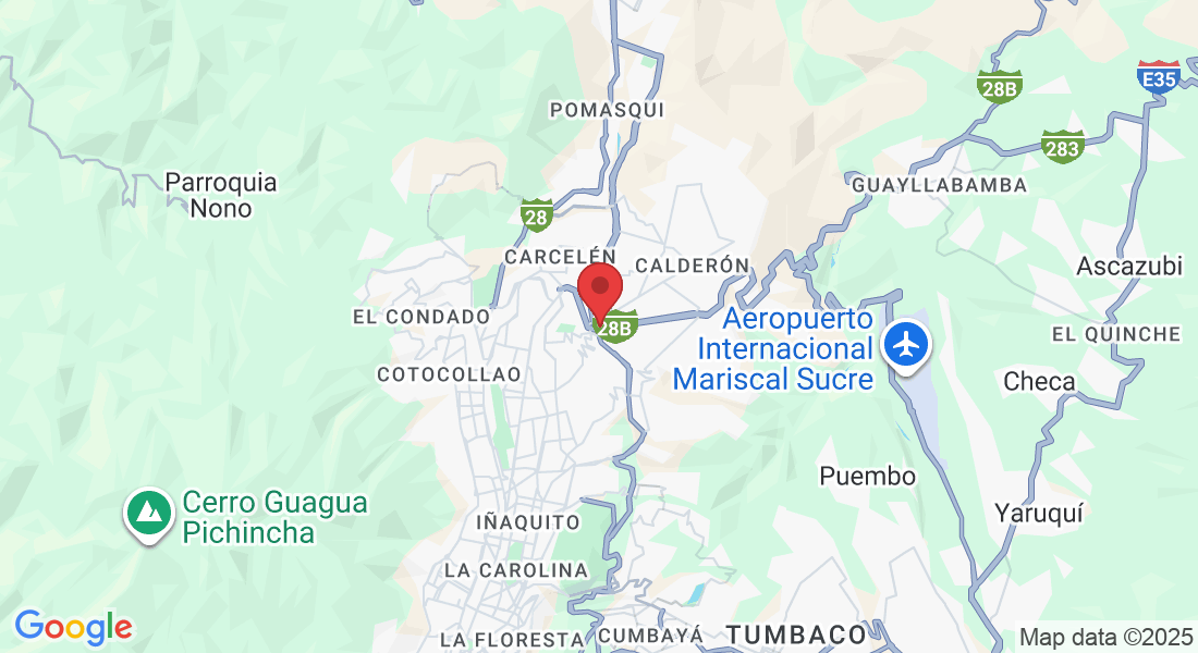 Avenidas Simón Bolívar, Panamericana Norte y calle, Capitán Giovanni Calles, Quito 170133, Ecuador