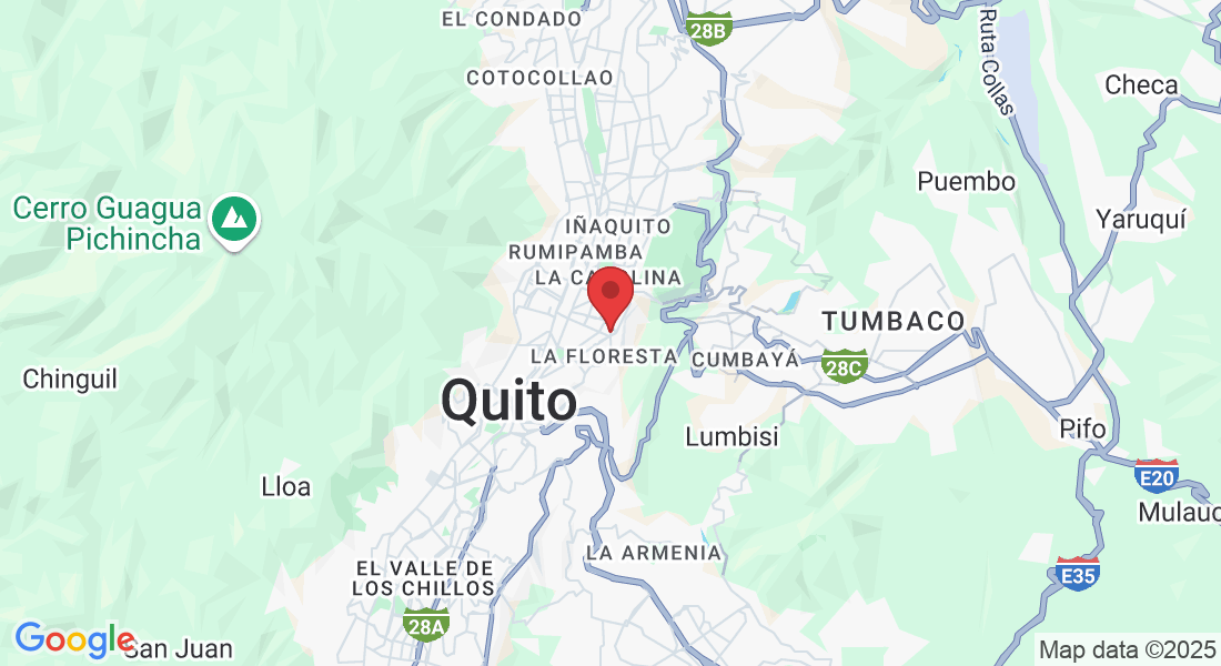 E25- y, Av. La Coruña & San Ignacio, Quito 170517, Ecuador