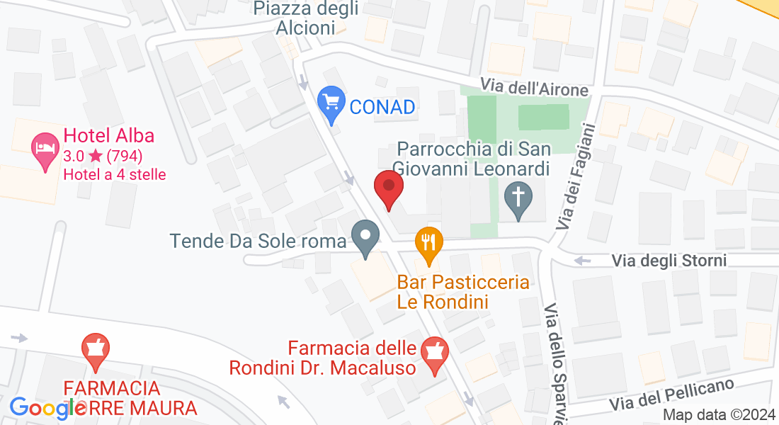 Via delle Rondini, 43, 00169 Roma RM, Italia