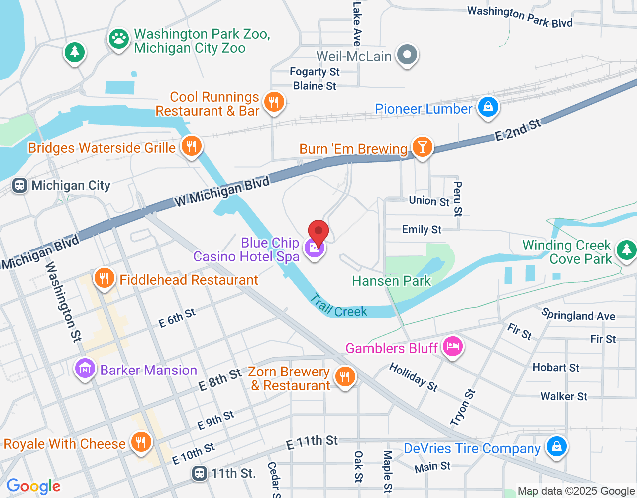 777 Blue Chip Dr, Michigan City, IN 46360, USA