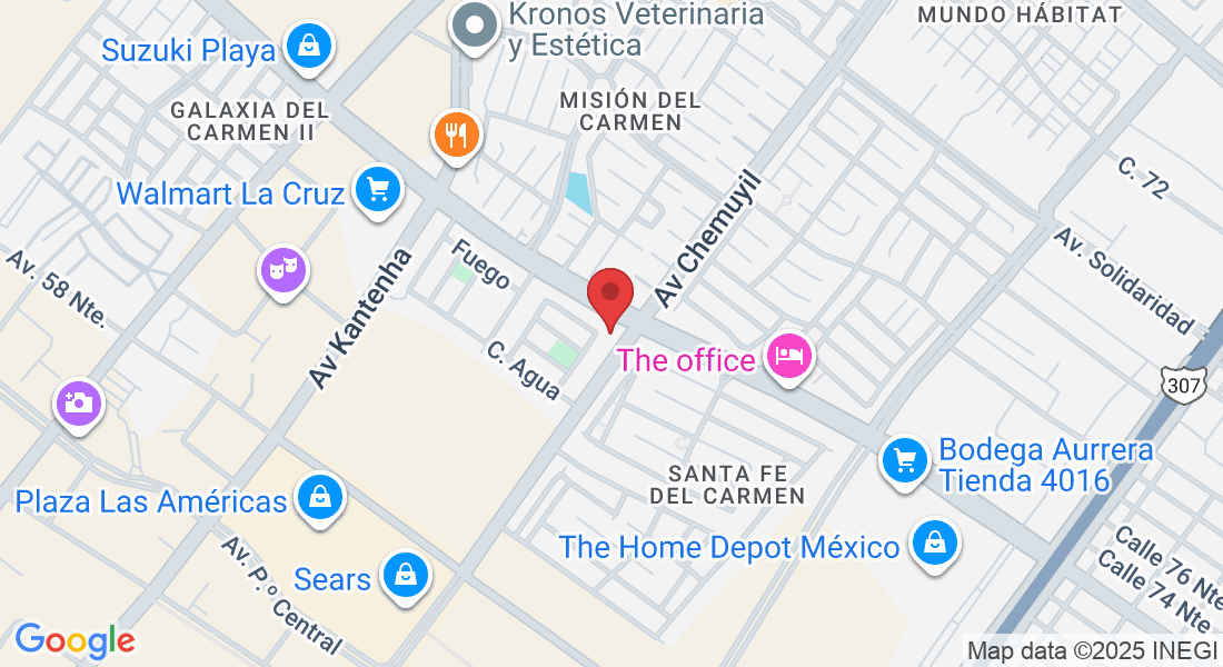 Plaza Cobá, Av Luis Donaldo Colosio Manzana 1 Lote 3-local 101, Galaxia del Carmen II, 77710 Playa del Carmen, Q.R., México