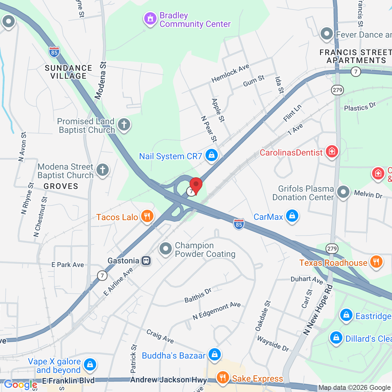 1511 E Ozark Ave, Gastonia, NC 28054, USA