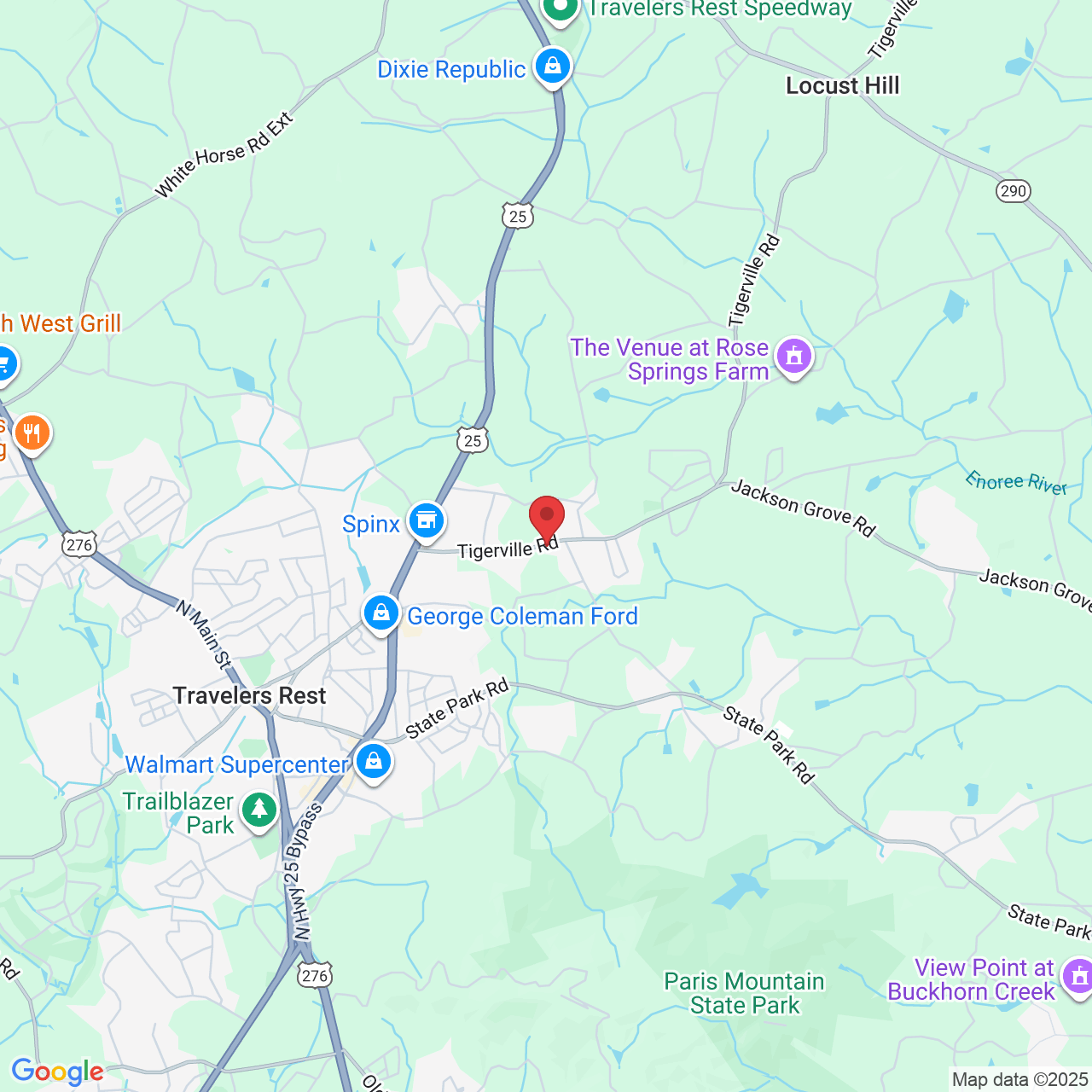 380 Tigerville Rd, Travelers Rest, SC 29690, USA