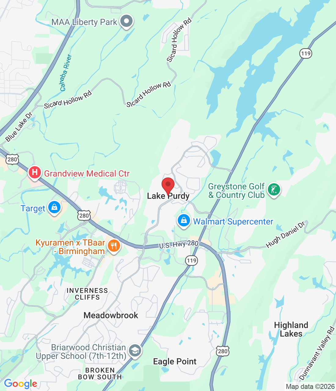 Lake Purdy, AL 35242, USA