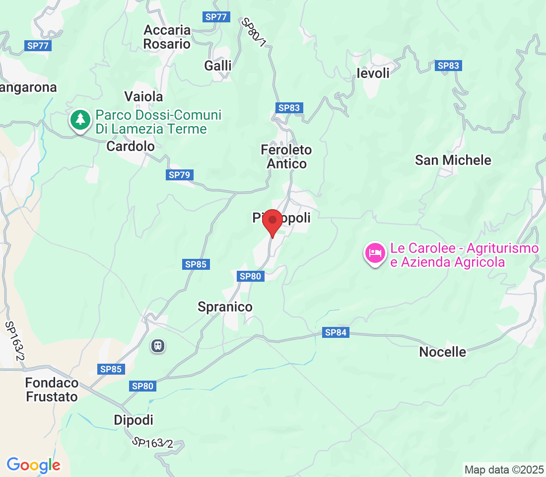 Viale E. Berlinguer, 104, 88040 Pianopoli CZ, Italia