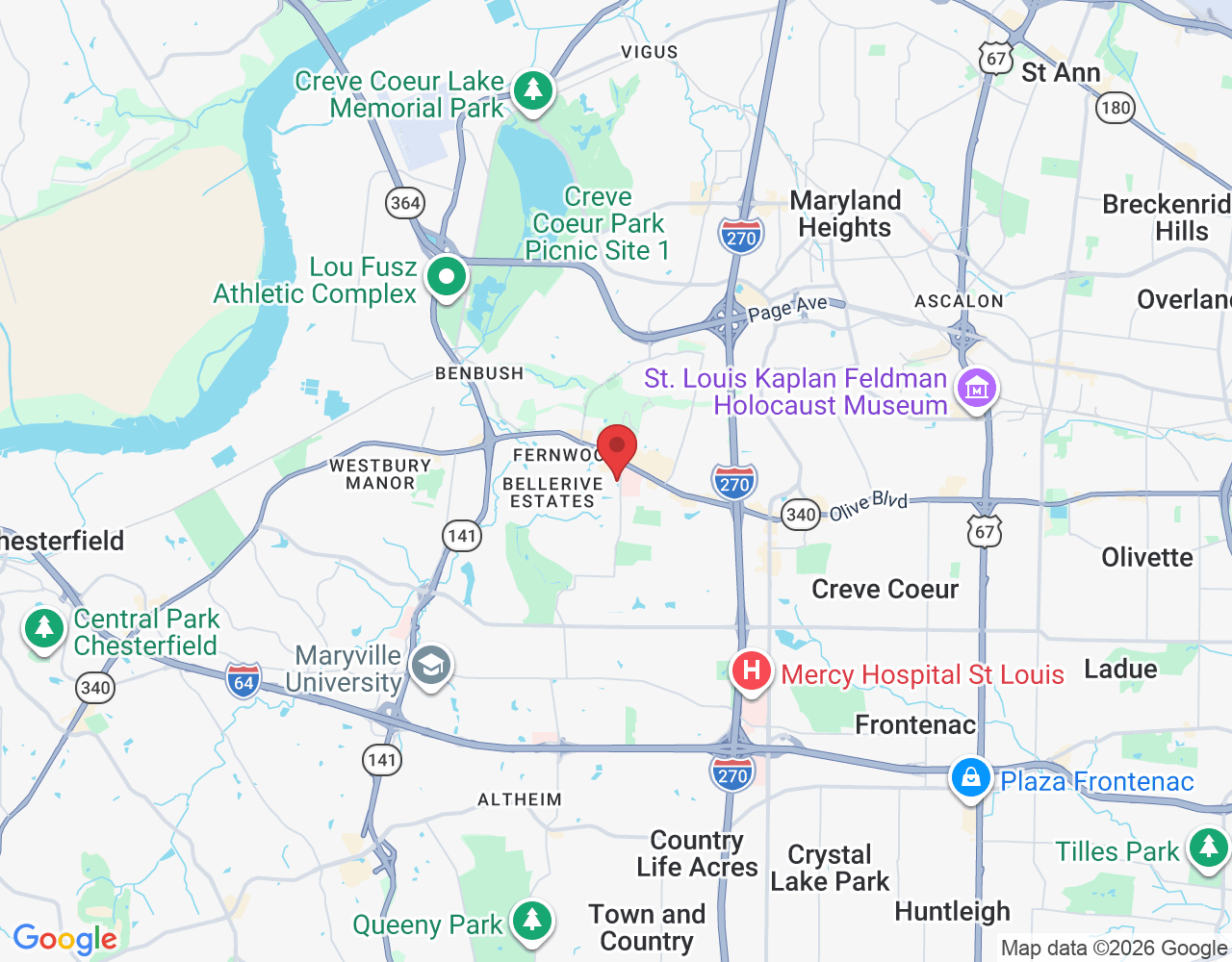 1066 Executive Pkwy Dr #120, Creve Coeur, MO 63141, USA