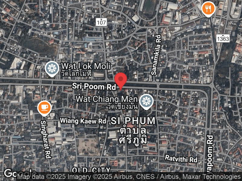 91 Sri Poom Rd, Tambon Si Phum, Amphoe Mueang Chiang Mai, Chang Wat Chiang Mai 50200, Thailand