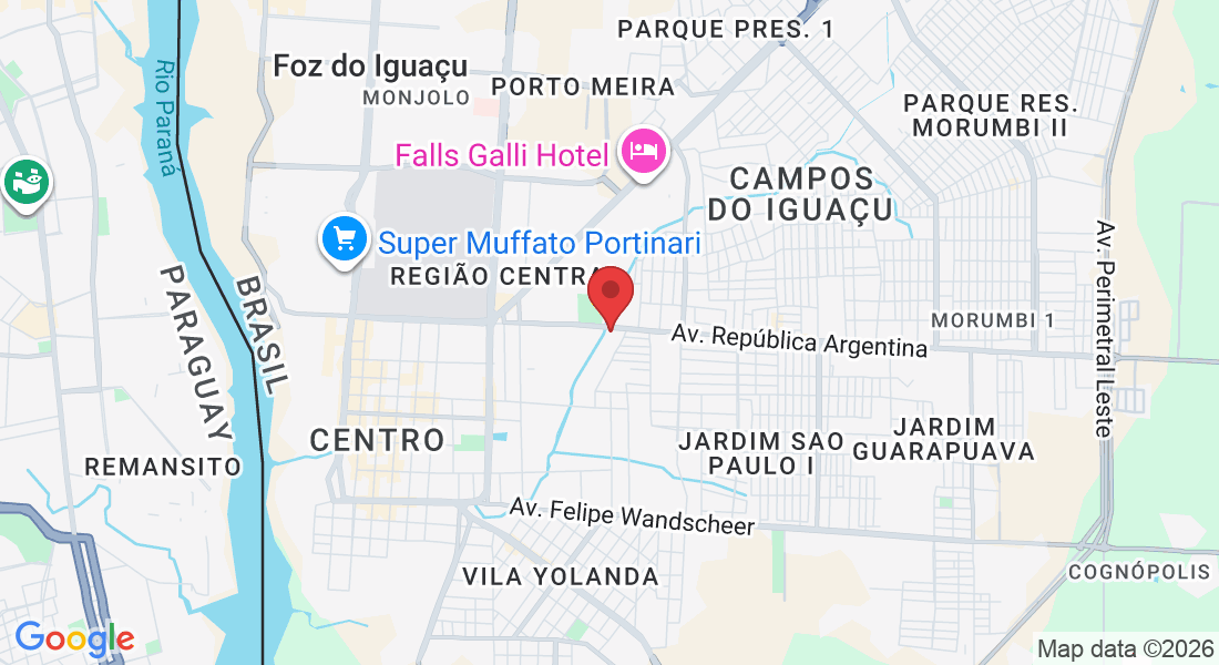 Av. República Argentina, 2590 - Maracanã, Foz do Iguaçu - PR, 85852-016, Brasil