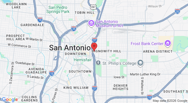 1100 E Houston St, San Antonio, TX 78205, USA