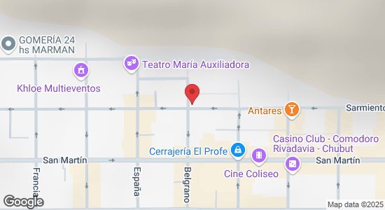Sarmiento 699, U9000 Comodoro Rivadavia, Chubut, Argentina