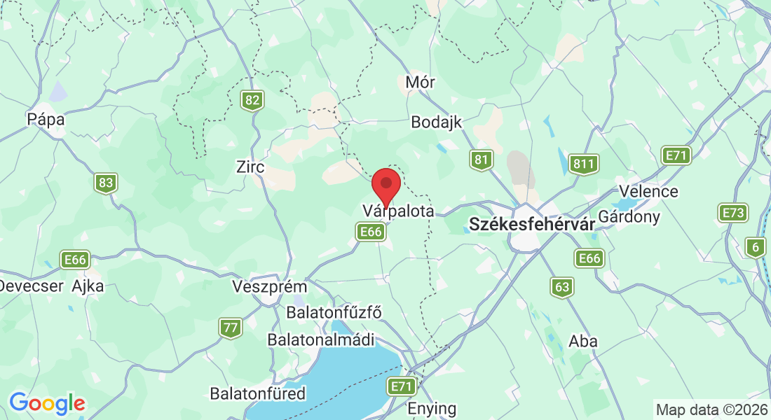 Várpalota, Budai Nagy Antal u. 41, 8100 Hungary