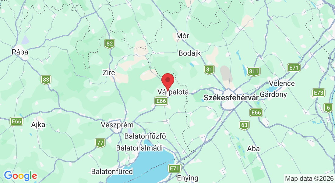 Várpalota, Budai Nagy Antal u. 41, 8100 Hungary