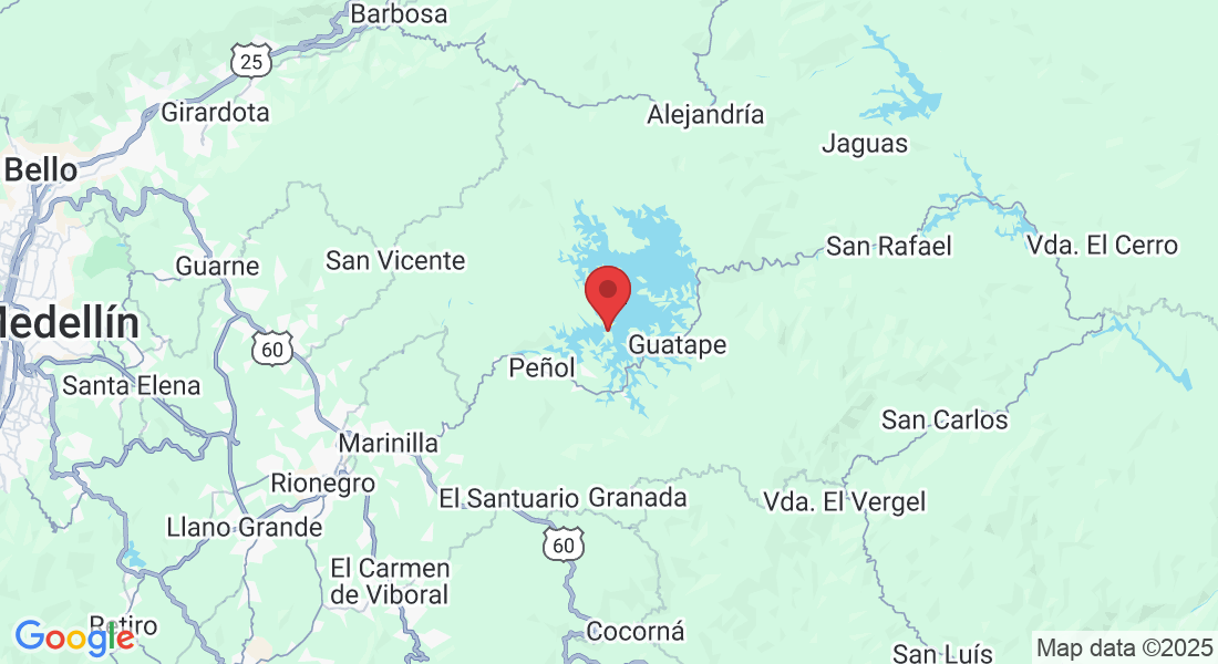 6QRX+G7, Peñol, Antioquia, Colombia