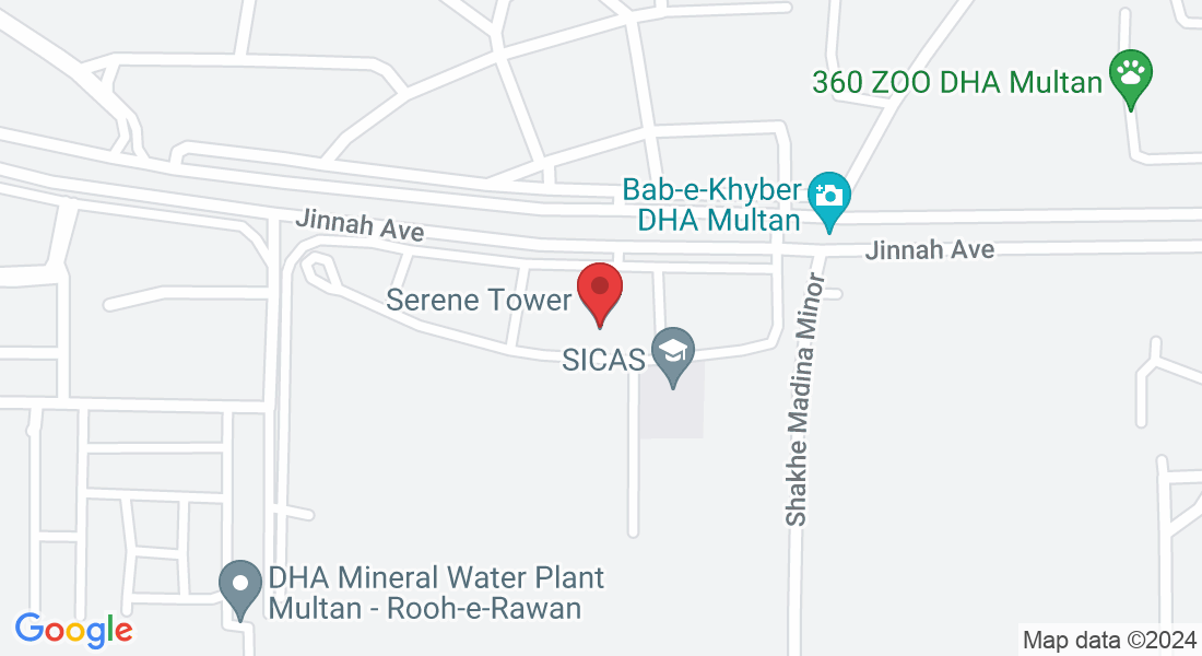 Plot CC, 006, Main Jinnah Ave, DHA Multan, Multan, Punjab, Pakistan