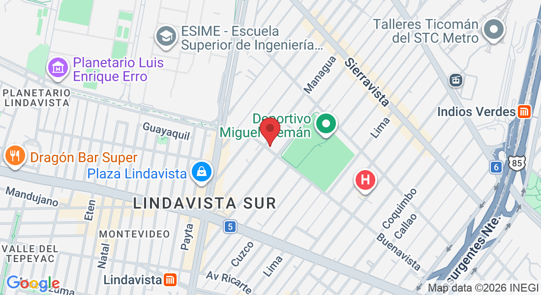 Buenavista 215, Lindavista, Gustavo A. Madero, 07300 Ciudad de México, CDMX, Mexico