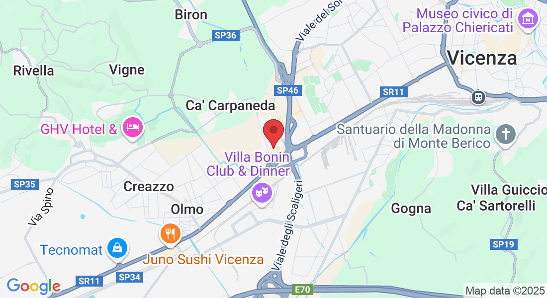 Via Vecchia Ferriera, 13, 36100 Vicenza VI, Italia