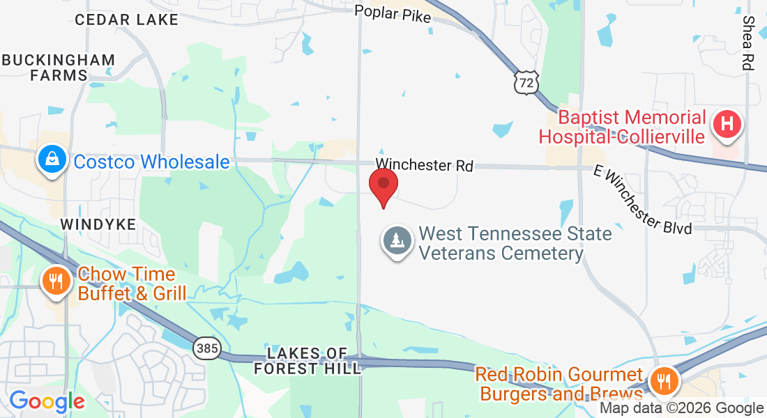 3860 Forest Hill Irene Rd suite 101, Memphis, TN 38125, USA
