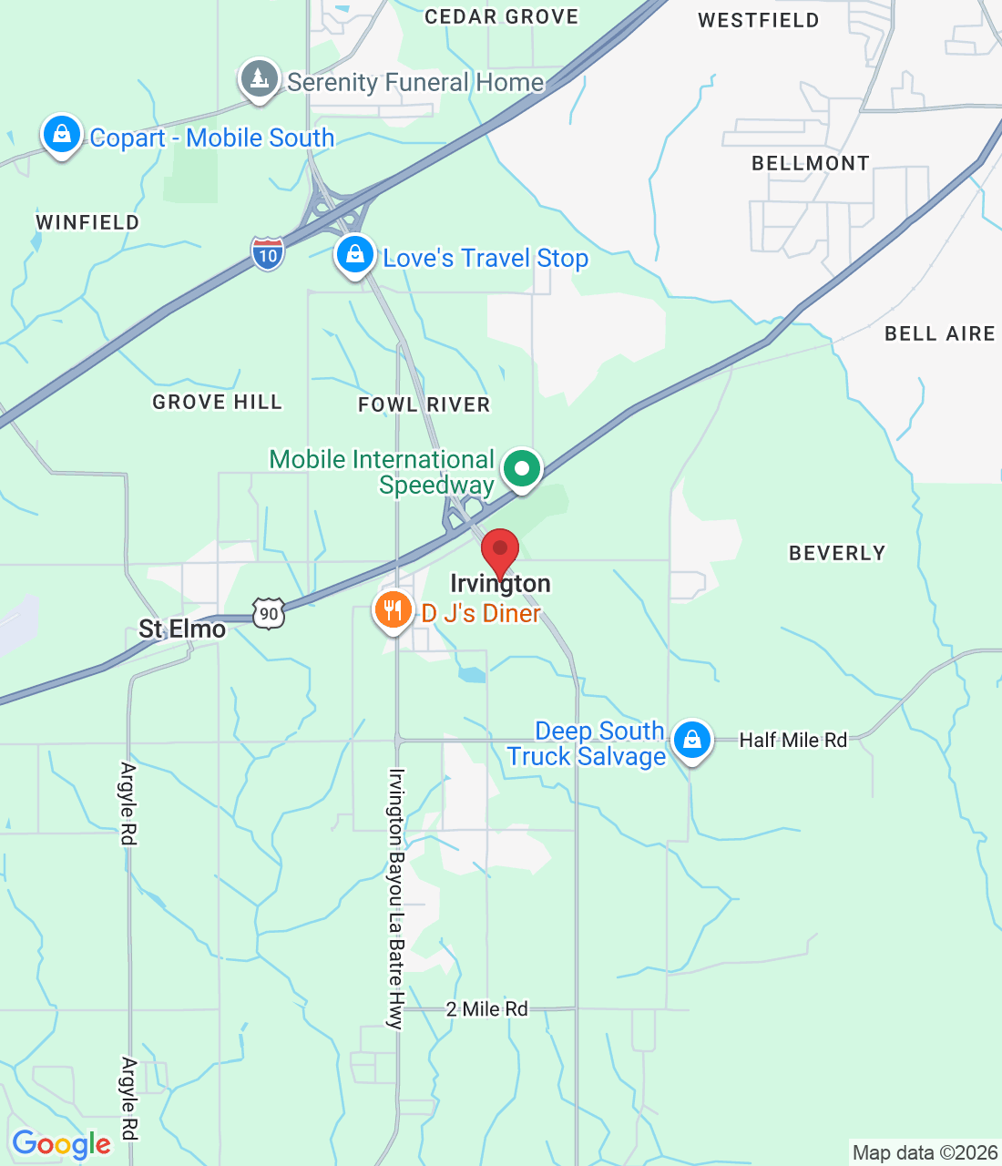Irvington, AL 36544, USA