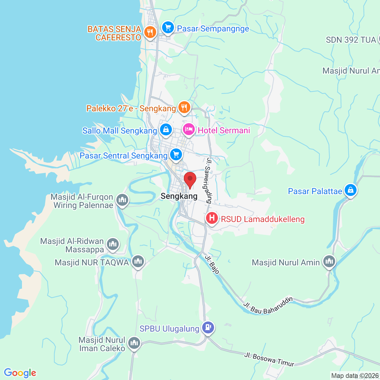 Jalan Lamungkace Toaddamang No.4 Sengkang, Paddupa, Kec. Tempe, Tempe, Sulawesi Selatan 90914, Indonesia