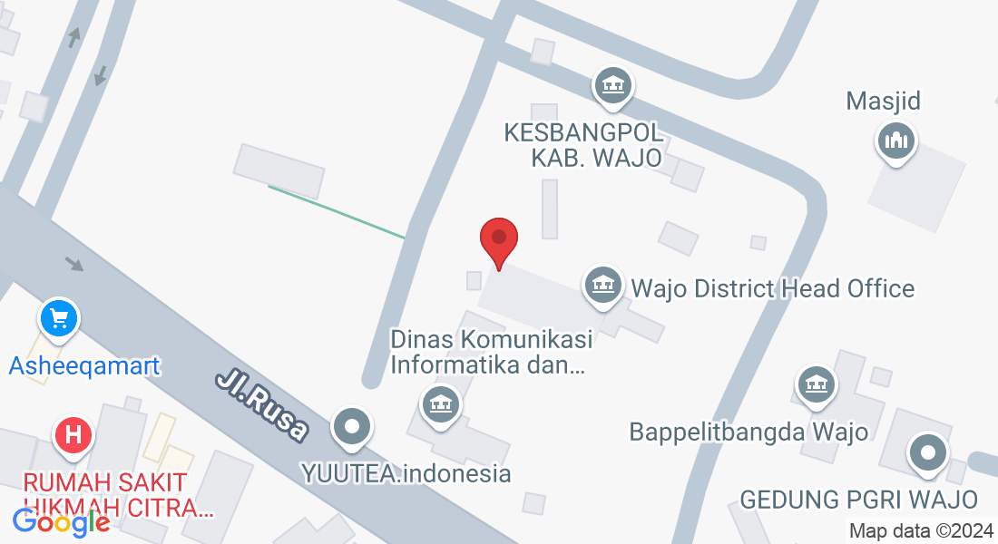 Jl.Rusa No.17, Tempe, Kec. Tempe, Kabupaten Wajo, Sulawesi Selatan 90911, Indonesia