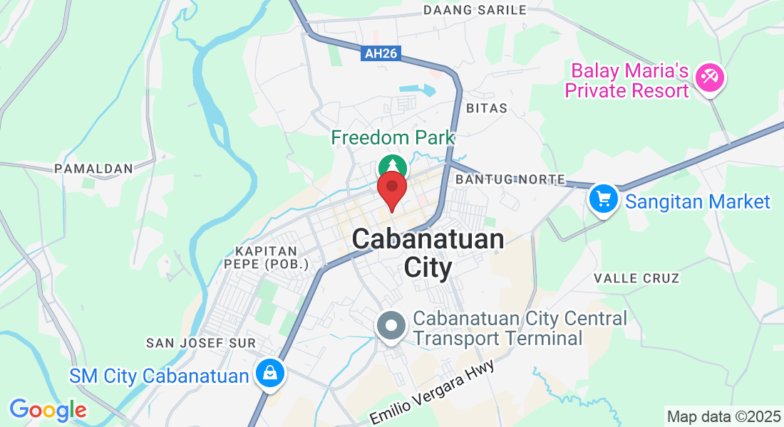 FXQ9+5J9, Cabanatuan City, 3100 Nueva Ecija, Philippines