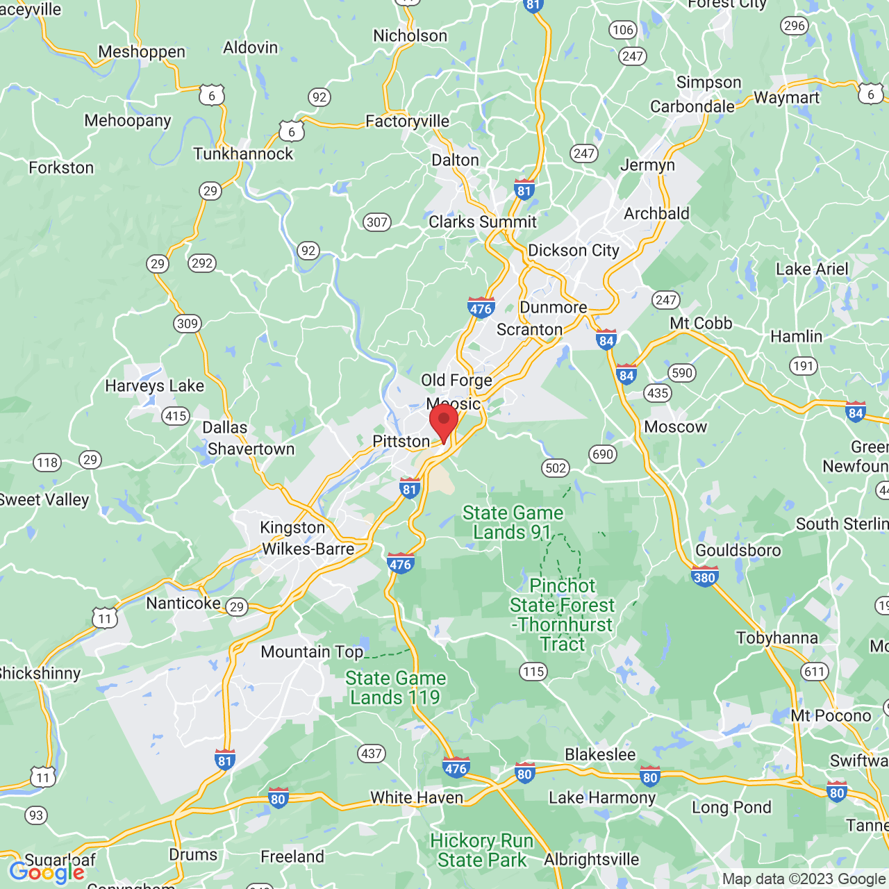257 Main St, Dupont, PA 18641, EE. UU.