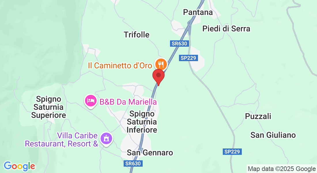 Strada Regionale 630 km 22, 04020 Spigno Saturnia LT, Italia