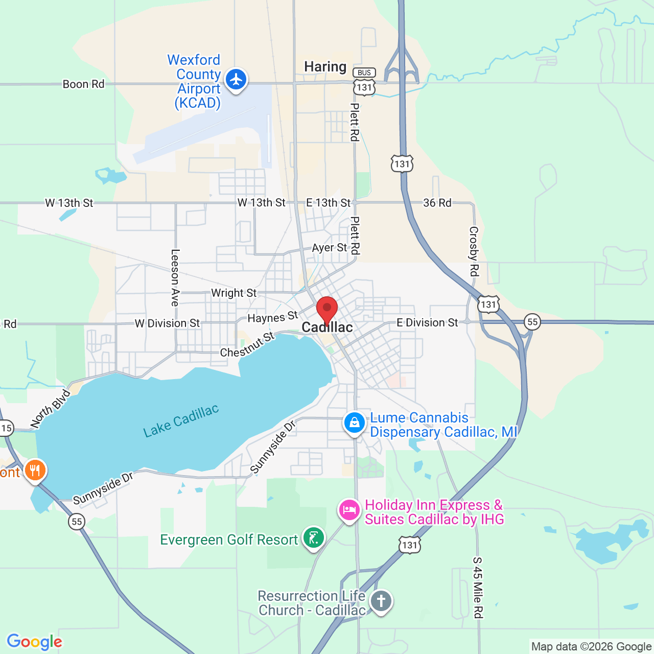 Cadillac, MI 49601, USA