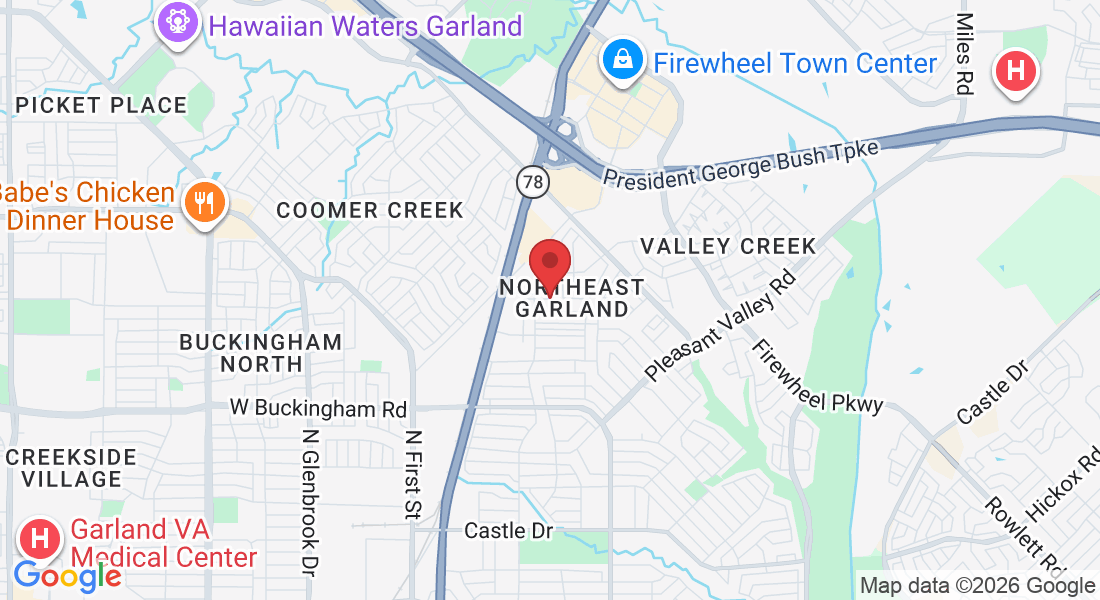 1598 Cedar Brook Dr, Garland, TX 75040, USA