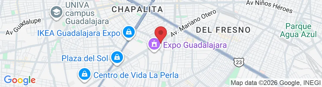 Av. Mariano Otero 1329, Verde Valle, 44550 Guadalajara, Jal., México
