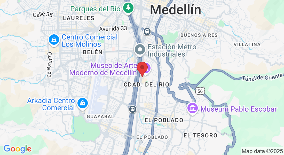 Cra. 48 #19A - 40, El Poblado, Medellín, El Poblado, Medellín, Antioquia, Colombia