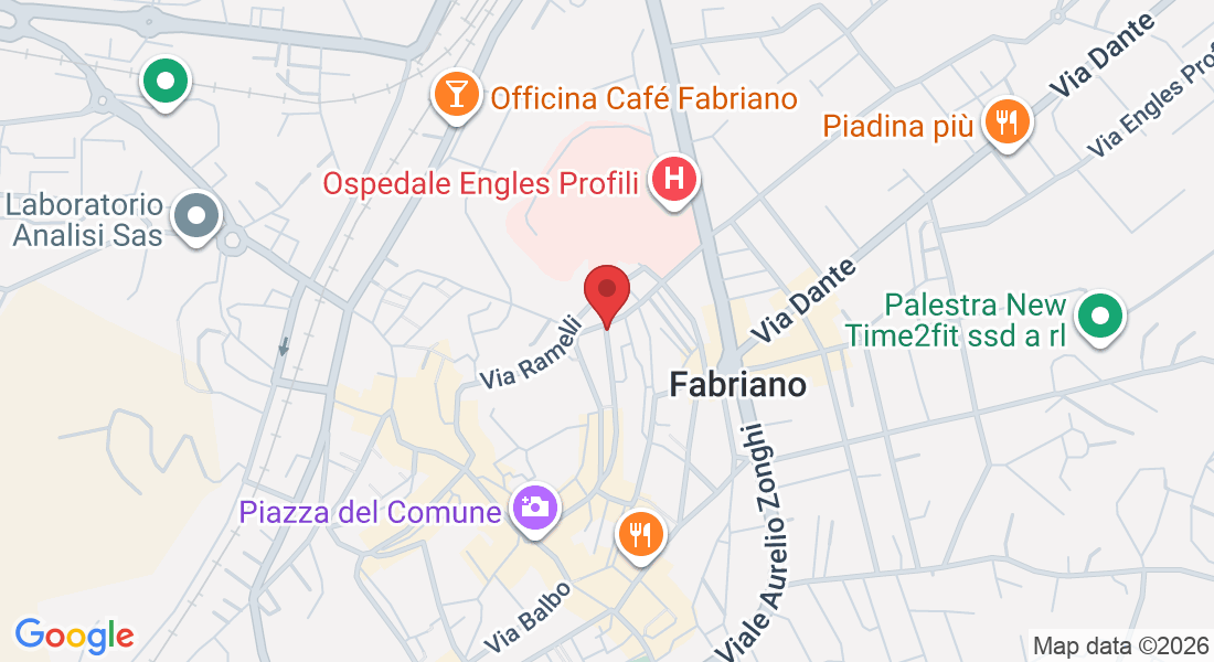 Via Aurelio Saffi, 53, 60044 Fabriano AN, Italia