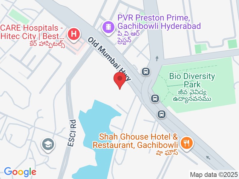133, Old Mumbai Hwy, Jayabheri Pine Valley, Gachibowli, Hyderabad, Telangana 500032, India