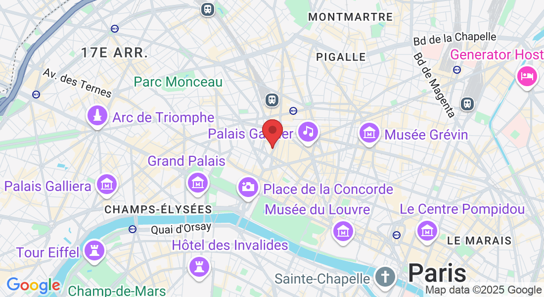 11 Rue Tronchet, 75008 Paris, France