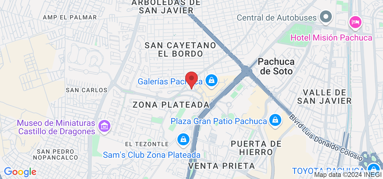 Av, Camino Real de La Plata 102-A, Zona Plateada, 42084 Pachuca de Soto, Hgo., México
