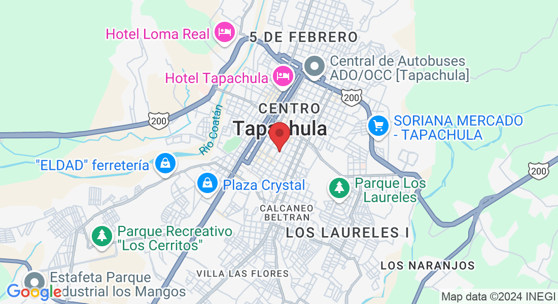 Calle Sexta Ote. 17, Los Naranjos, Centro, 30700 Tapachula de Córdova y Ordóñez, Chis., México