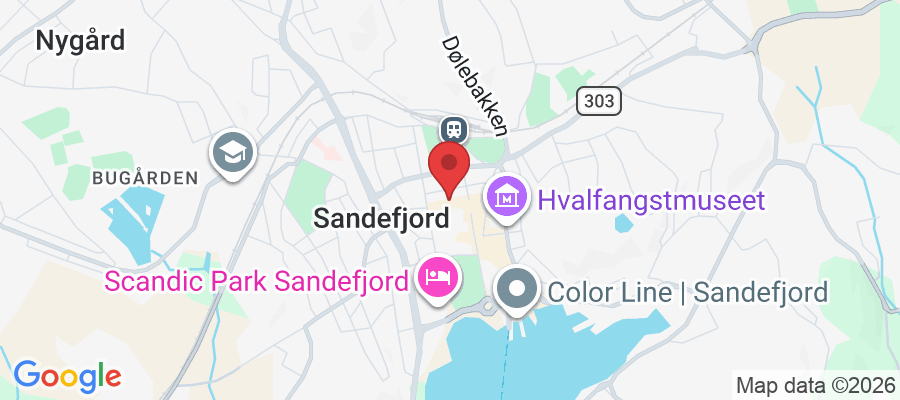 Kirkegata 5, 3211 Sandefjord, Norway