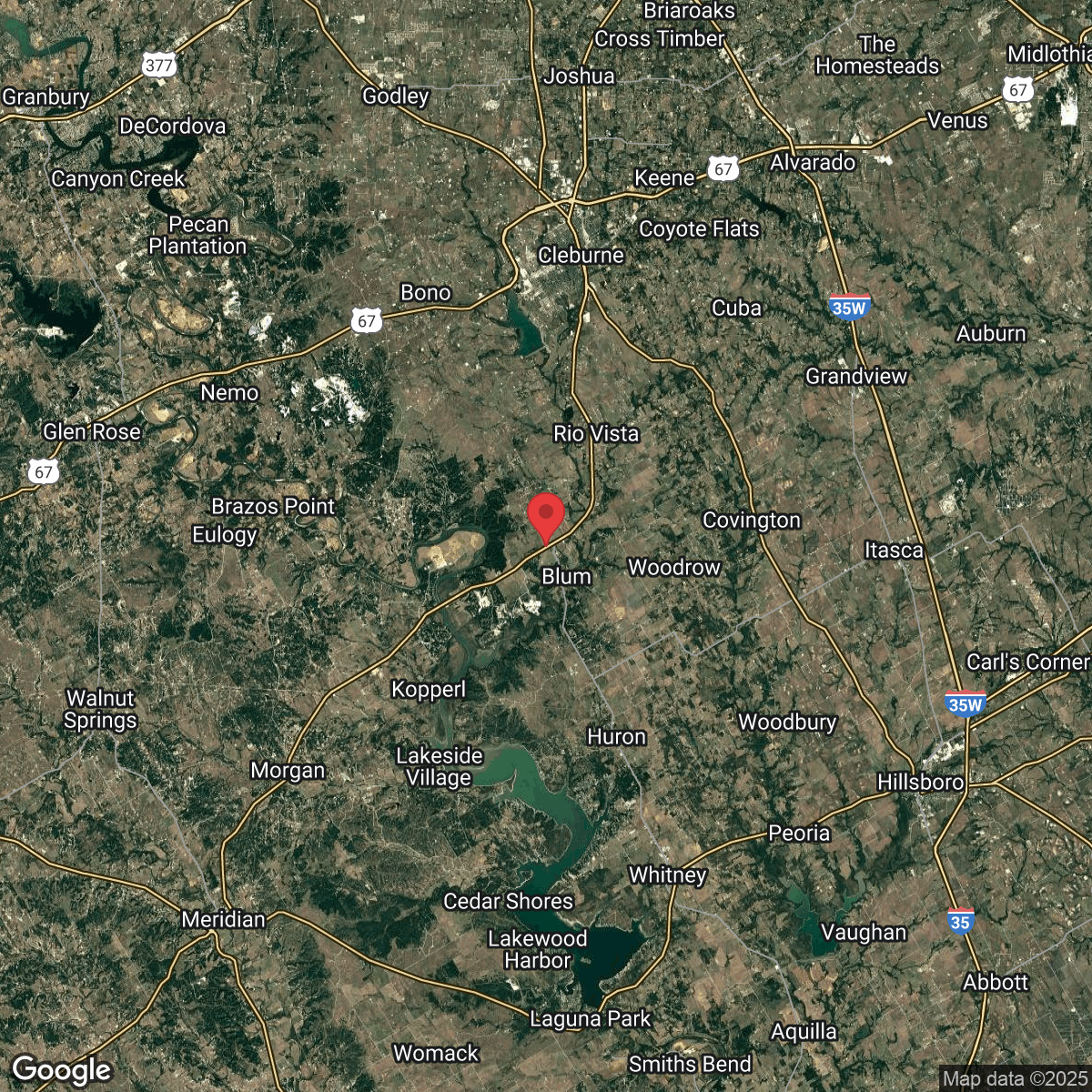 1463 TX-174, Blum, TX 76627, USA