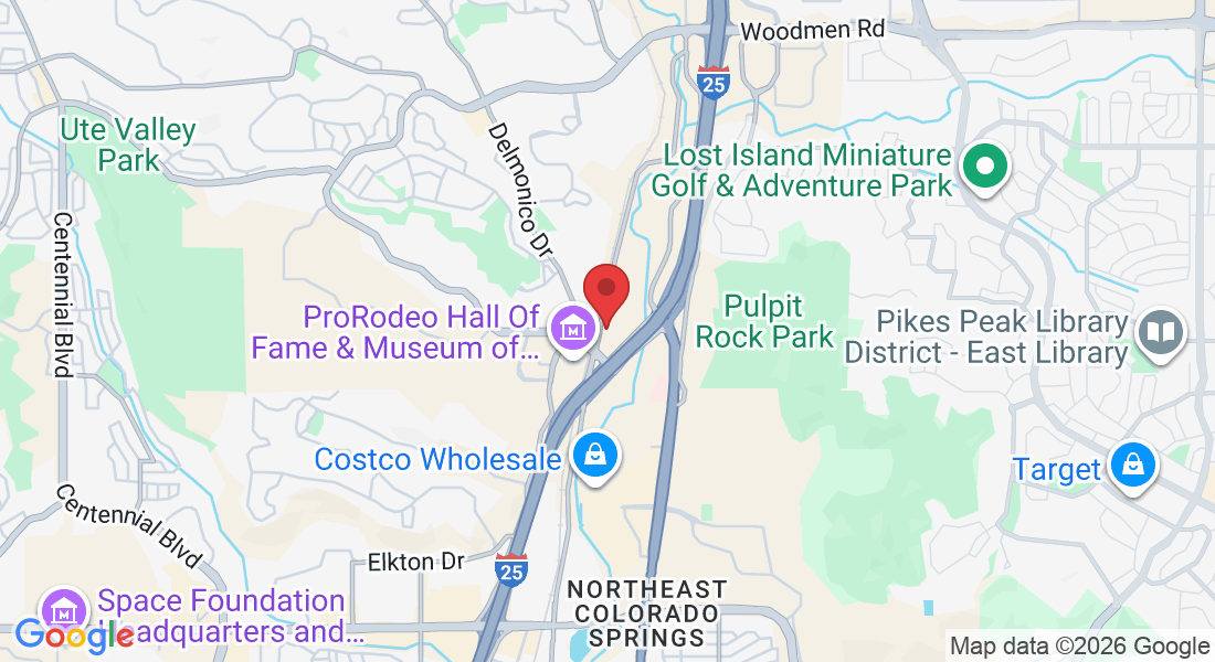 Parking lot, 5755 Mark Dabling Blvd suite 150, Colorado Springs, CO 80919, USA