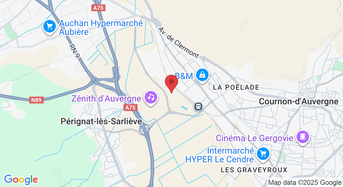 Centre D'affaires Du Zénith, 34 Rue de Sarliève, 63800 Cournon-d'Auvergne, France