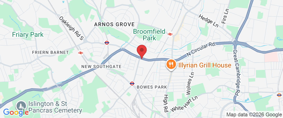 139 Bowes Rd, London N13 4SE, UK