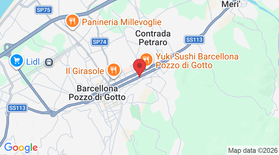 Via Papa Giovanni XXIII, 200, 98051 Barcellona Pozzo di Gotto ME, Italia