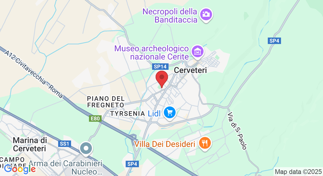 Via Martiri delle Foibe, 85, 00052 Cerveteri RM, Italy