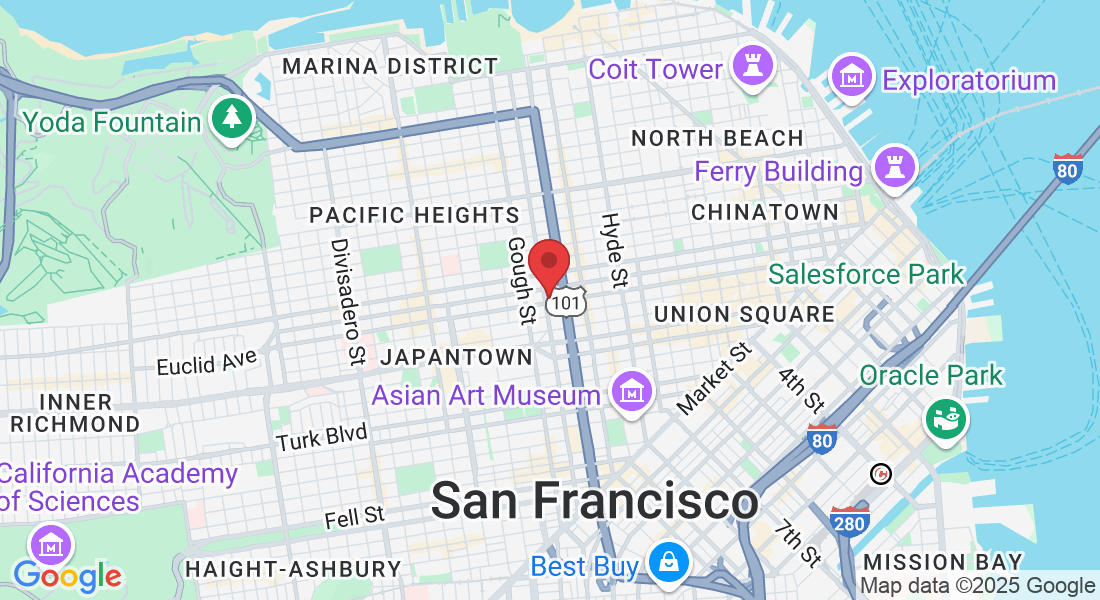 1586 Bush St, San Francisco, CA 94109, USA