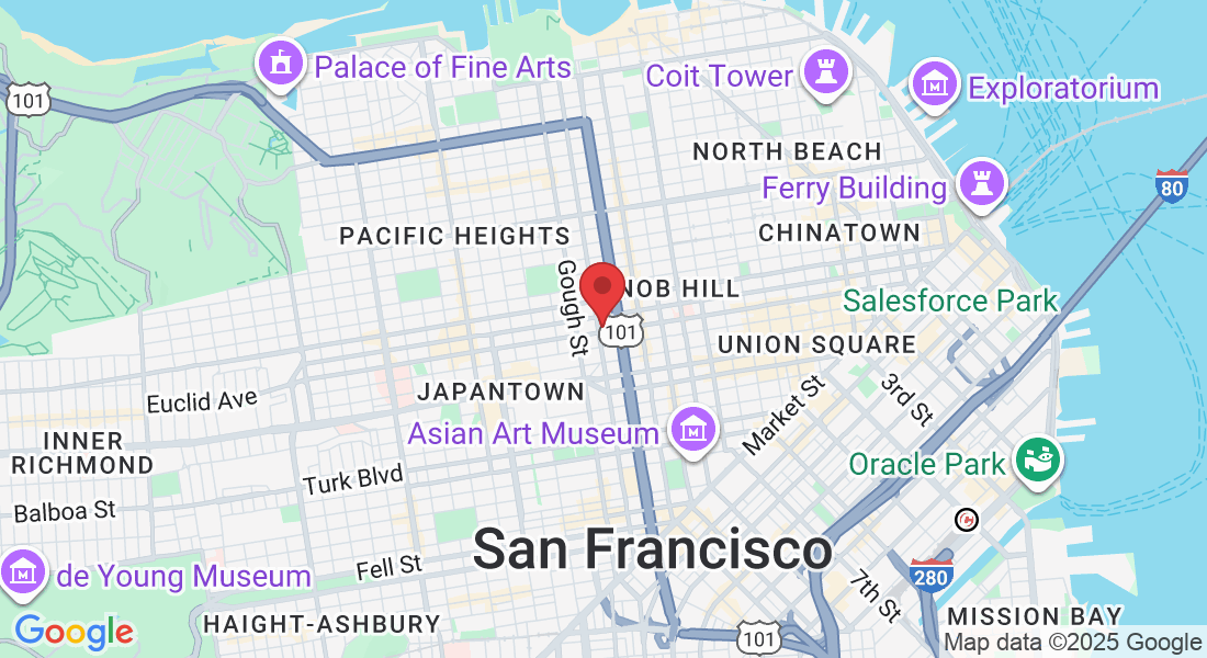 1586 Bush St, San Francisco, CA 94109, USA
