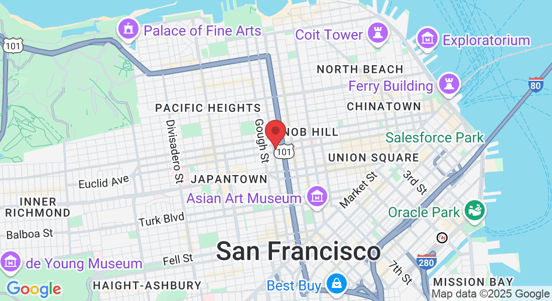 1586 Bush St, San Francisco, CA 94109, USA