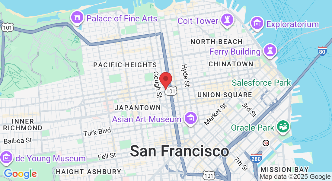 1586 Bush St, San Francisco, CA 94109, USA